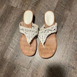 Elegant Cream Sandals